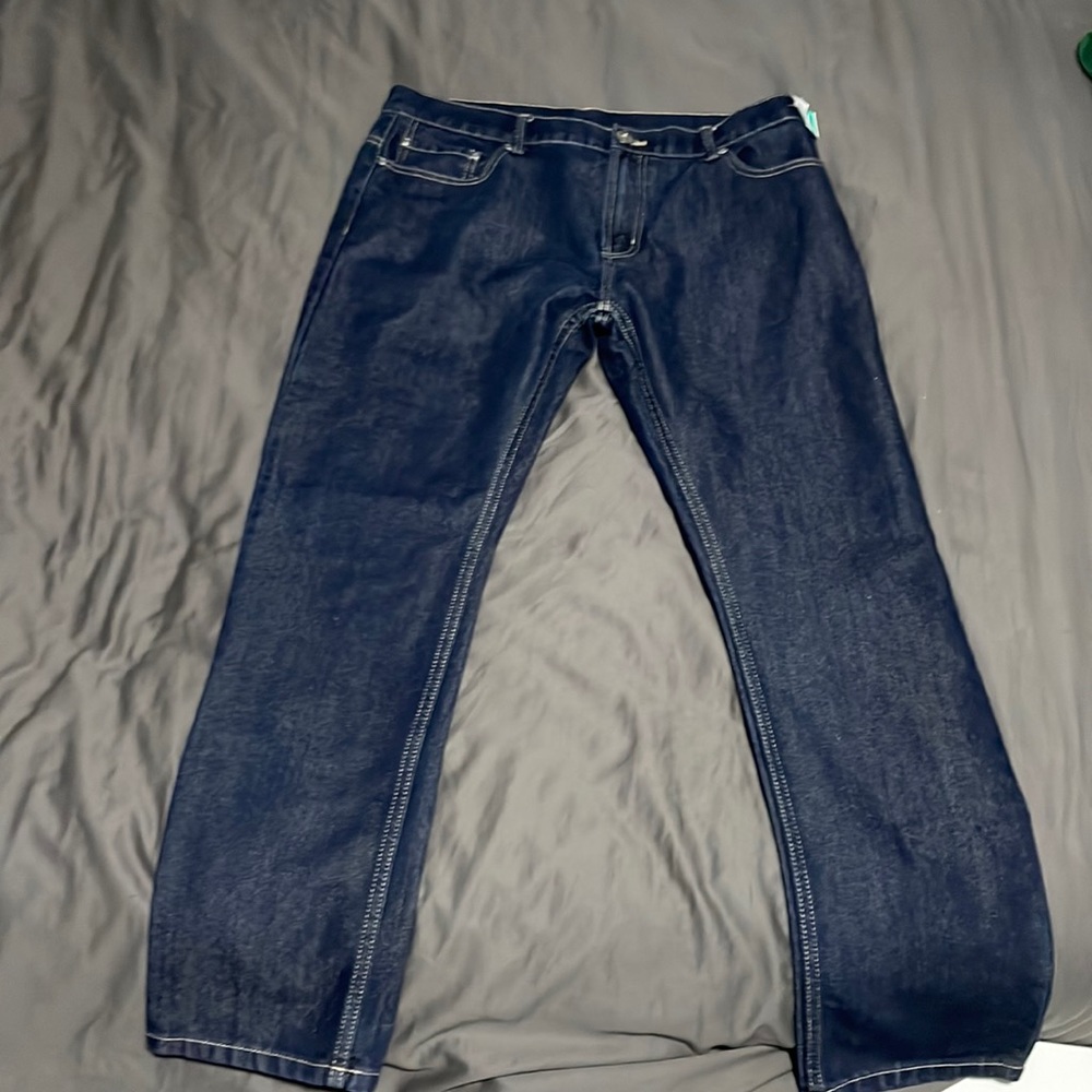 VINTAGE DARK BLUE JEANS - Denim & Co W36 L32